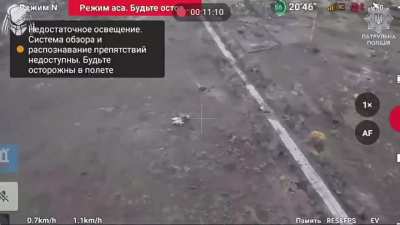 Russian BMP-2 getting destroyed by a Ukrainian FPV near the village of Nelepovka, Donetsk Oblast (Nov. 8 2024)
