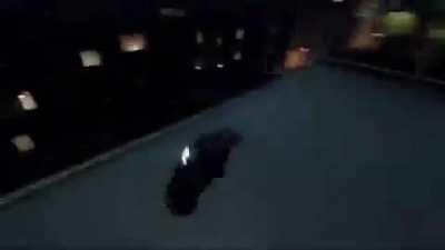 That's one way to escape the cops...