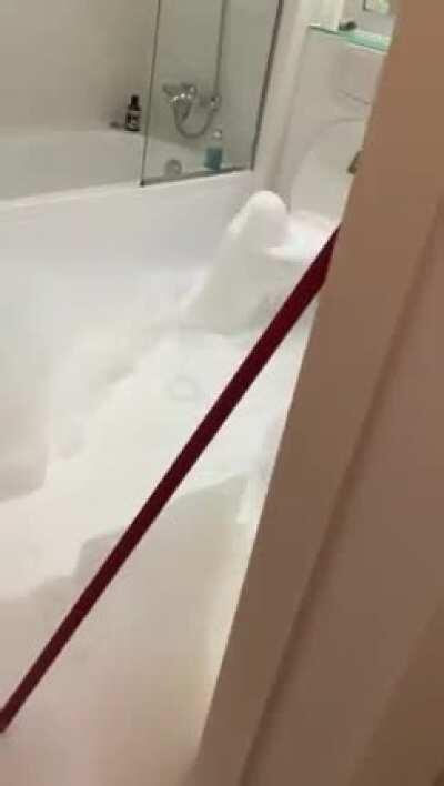 My mates toilet at 2am Saturday morning. Apparently it went on for an hour.