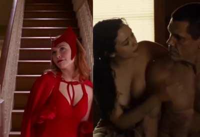Reminder of what Elizabeth Olsen had under that sexy Scarlett Witch costume