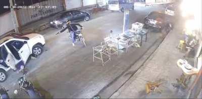 Hit man fails to kill ..