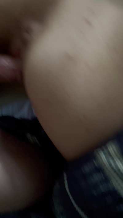 She cums so much with a big dick at each end 