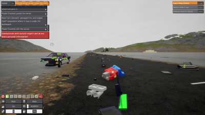 1994 Bleriot A1 (old variant with basic crumple zones) VS 1995 Volvo 940 GLE with advanced crumple zones.