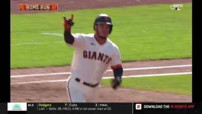 [Highlight] [Highlight] Thairo Estrada's solo home run gives the Giants a two-run lead over the Mets.