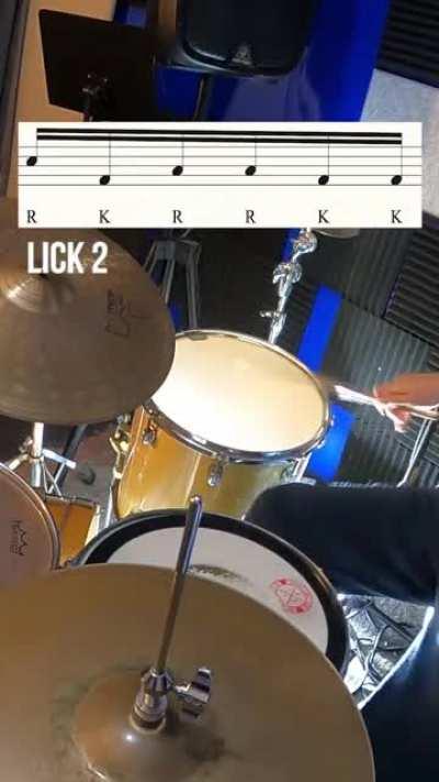 A couple ok licks for when you drop a stick 🥁