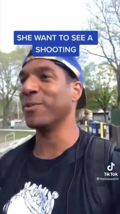 Man questions the hypocrisy of a woman calling the cops on one group of men vs another.