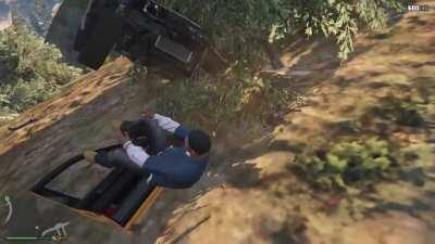 [Grand Theft Auto V] Door surfing