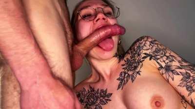 He had fun with my face