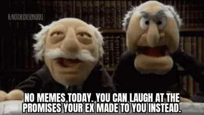 It's not very funny...