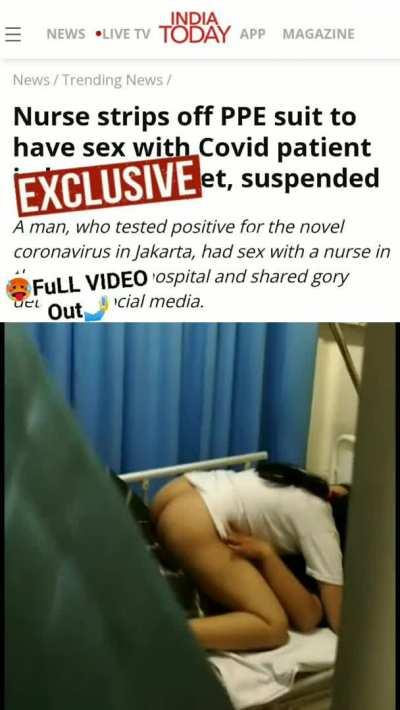 H0RNY NURSE got CAUGHT HAVING S€X with a C0VlD PATIENT in HOSPITAL🥵 She got SUSPENDED - Don't Miss Full Video😍🔥 [Link in Comments📩]