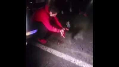 When throwing a firework into a crowd of people backfires.