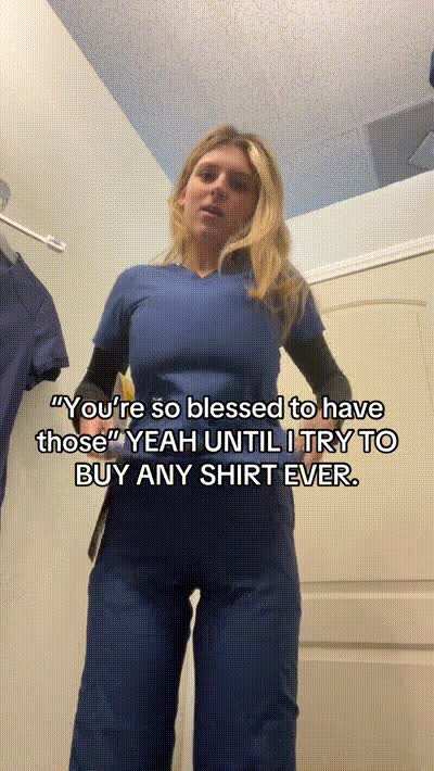 Shirt doesn’t fit, boobs too big