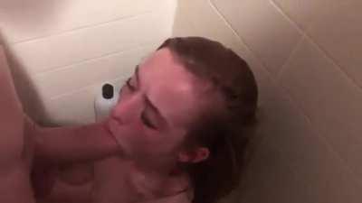 Massive cock in shower