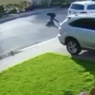 Holding a gun against a veteran and ending up getting their ass whooped.