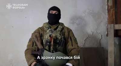 Ukrainian soldier accurately throws grenades on the Russian soldiers assaulting his position