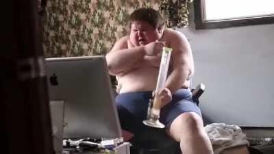 HMF Relax and take notes while I take tokes of the marijuana smoke Throw you in a choke—gunsmoke, gunsmoke