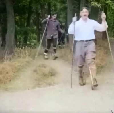 Rollerblading in France 1923
