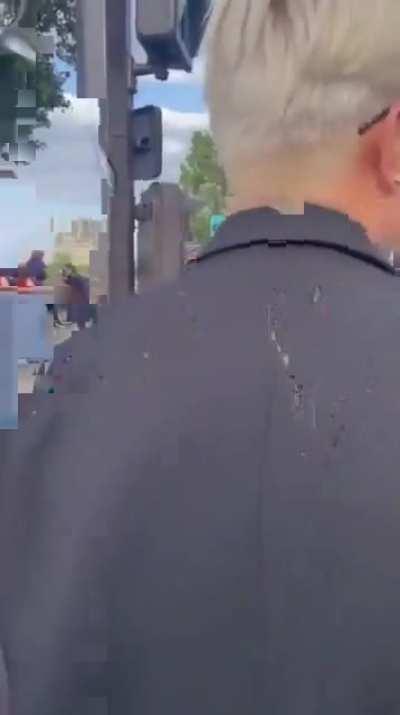 She’s not looking where she’s going!