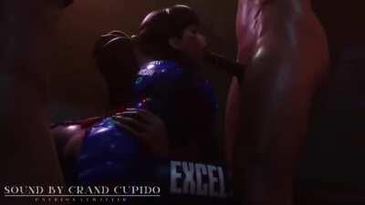 D.va Gets Gangbanged In Dark Alley (Tetra) [Overwatch]