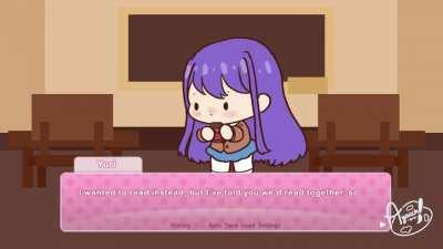 Yuri is caught eating chocolate! [art and animation by me]