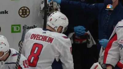 Chara gets a faceful