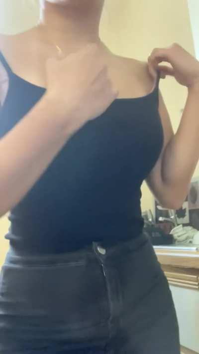 Pulling my Asian Tits out in the Staff Room! It’s only a matter of time until a School Pupil catches me!