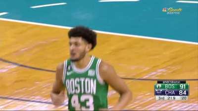 [Highlight] Back to back monster blocks from Terry Rozier III and Justin Jackson ignite the Charlotte Hornets crowd