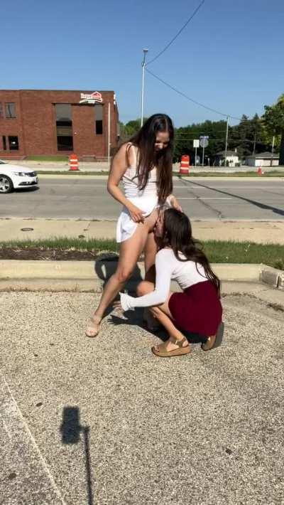 On the side of the road