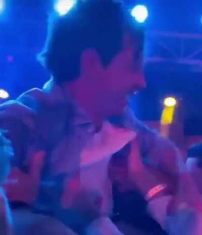 Toto Wolff celebrating Max Vertappen's WDC 2021