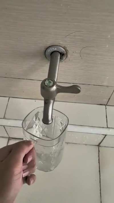 trying to get some tap water