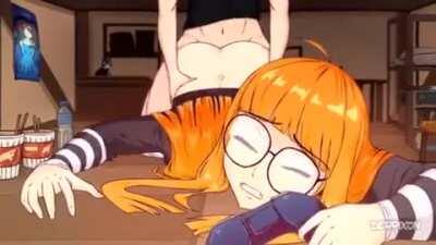 Futaba is a gamer girl (Derpixon)