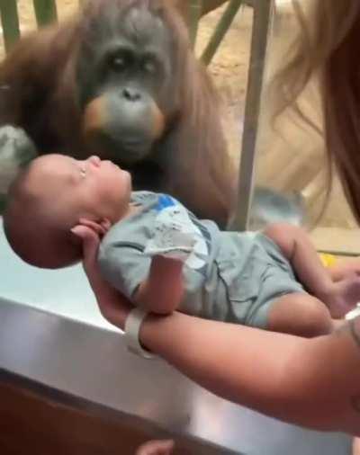 She wanted to see baby