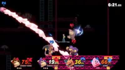 This poor Charizard got the double banana slamma