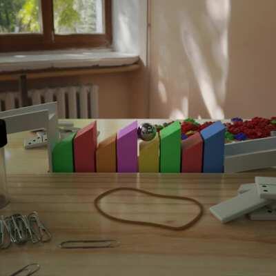 Shitty desktop ball device simulation