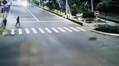 Should have been looking up.