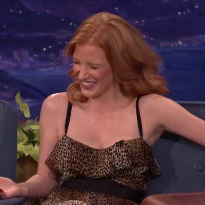 Jessica Chastain on a Talk Show