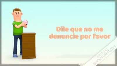 No se, David como me vuelvas a poner un parte por decir 