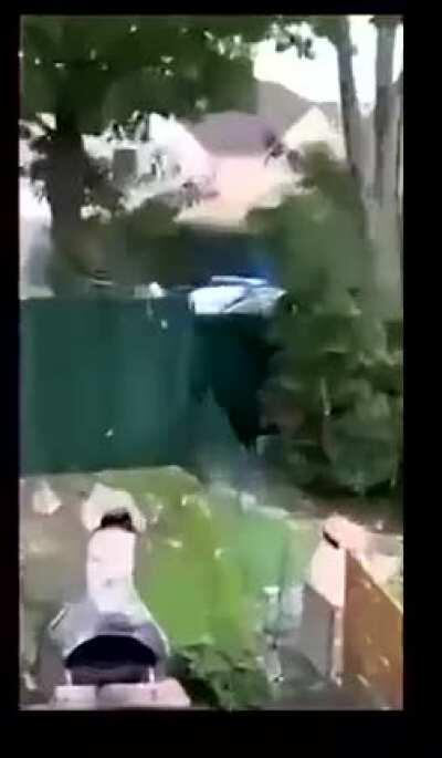 French policemen shot (neutralised) an armed islamic terrorist who decapitated a history teacher after the teacher showed caricatures of the prophet Mohamed during the lesson