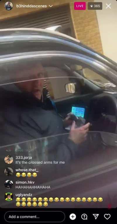 Digga D engages in a civil dispute with taxi driver