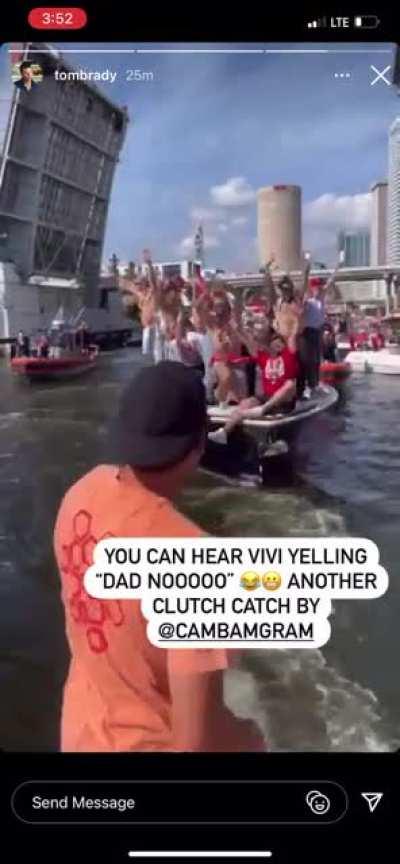 Another angle of the greatest pass of all time.