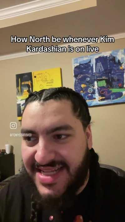 Ong she be trying Kim😂😂