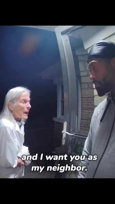 Neighbor makes a compromise