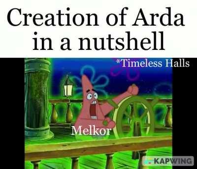 Creation of Arda in a nutshell