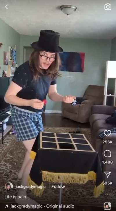 “I have two red balls, and nothing in my a$$.”