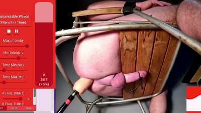 Imagine yourself in this chair... Would you also beg for mercy like a slut?🙂 *Explanation: this is our live control session hosted on xtoys