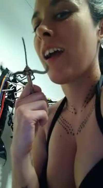 i gonna waiting for you on my FREE Onlyfans account. I have a huge check list to have fun with you! i am the kinky Goddess of your new religion. link in comments