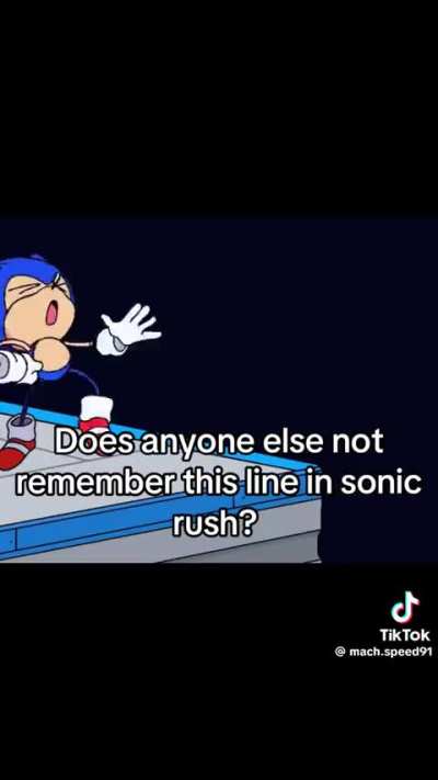 Sonic, You Can't Say that (Art by MachSpeed91)