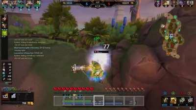 Smite but I overlayed it with Minecraft sounds