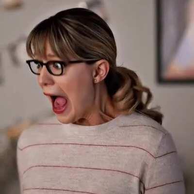 Kara walking in and seeing her nudes spread across the table... [Melissa Benoist]