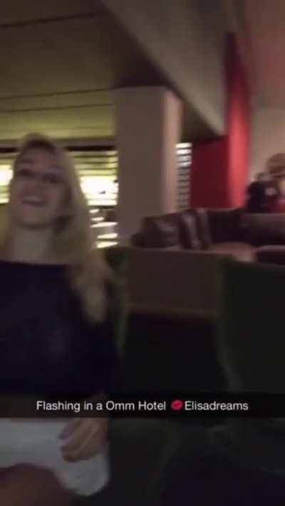 Crazy public flashing